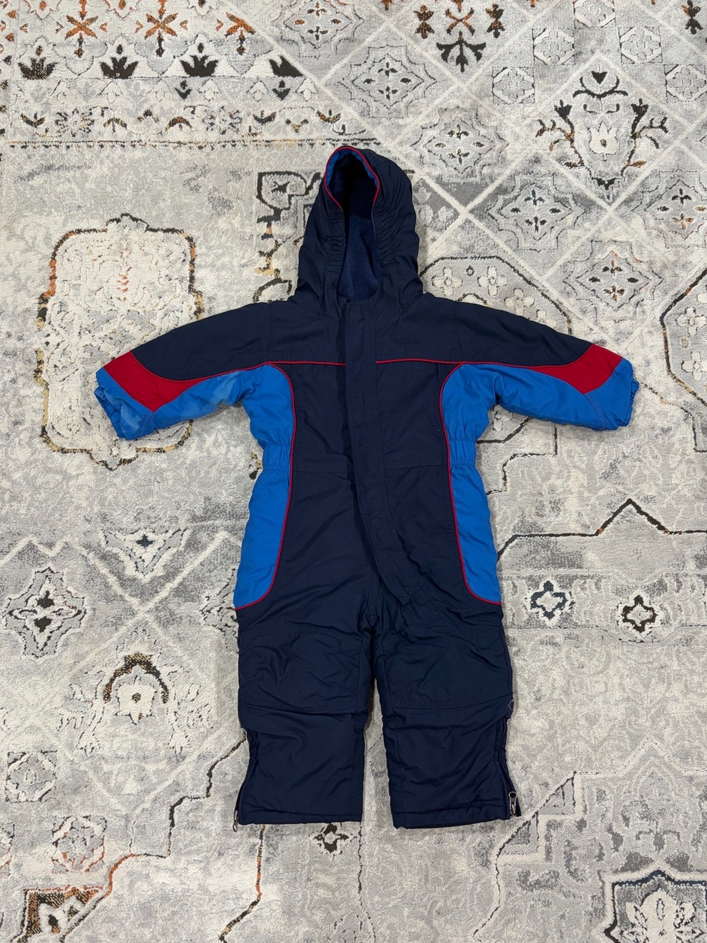 L.L.Bean Navy waterproof insulated snowsuit, 12-18 months